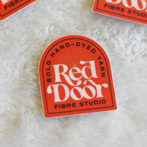 Red Door Fibre Studio Sticker