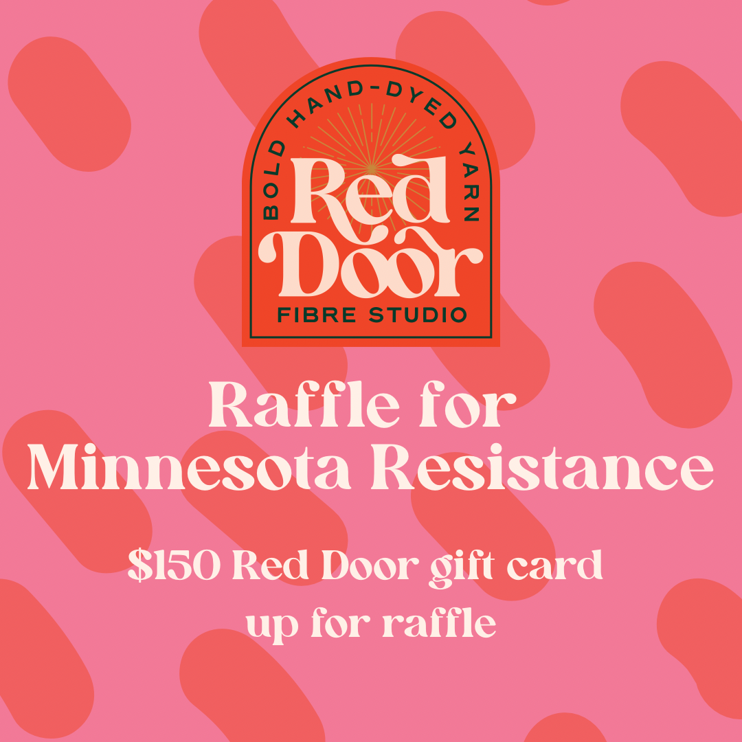 Minnesota Resistance Raffle Ticket – Red Door Fibre Studio